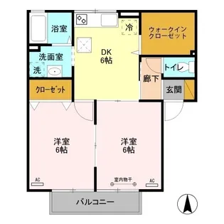 パル・ファミール【2階】の間取り