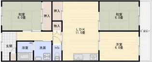 ハイツ藤【2階】の間取り
