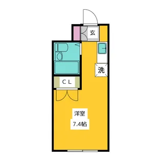 コーポ小林【1階】の間取り