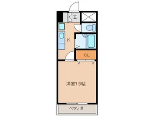 岐阜県羽島郡笠松町桜町【マンション】の間取り