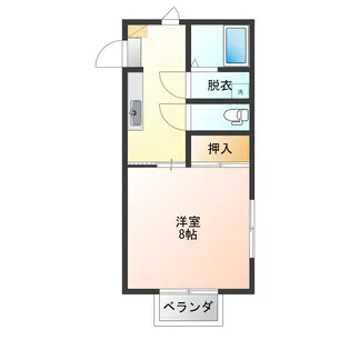 ナインハイツ【1階】の間取り