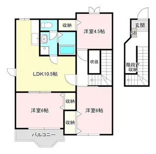 グリーン スクエアII【2階】の間取り