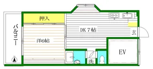 ランバーハイム桜新町【3階】の間取り