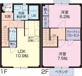 静岡県浜松市浜名区染地台3【一戸建】の間取り