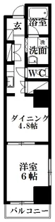 地研マンション尾張町【4階】の間取り
