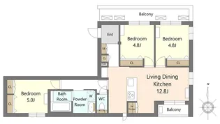 NEROLI Mao【3階】の間取り