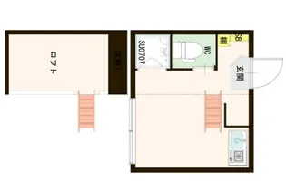 東京都北区志茂2【アパート】の間取り