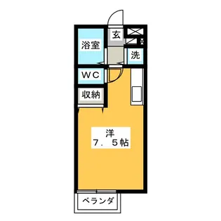 パサージュ A棟【2階】の間取り