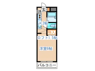 千代一番館【3階】の間取り