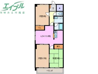 カーサ京橋【6階】の間取り