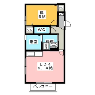 ジラソーレI【1階】の間取り