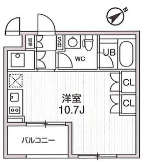 大田西馬込レジデンス【3階】の間取り