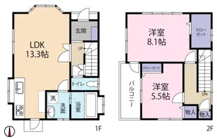 千葉県船橋市飯山満町2【一戸建】の間取り