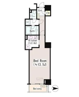 恵比寿ガーデンテラス弐番館【9階】の間取り