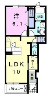 プリムローズ【1階】の間取り