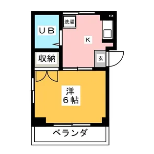 ノイエハイム高津【1階】の間取り