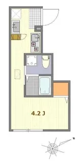 AMATERRACE大井町【1階】の間取り