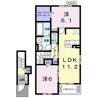 グランド パイン ヴィラ II【2階】の間取り