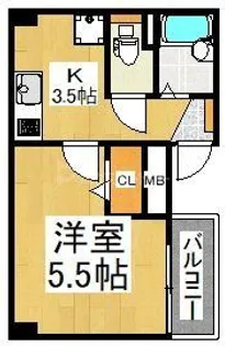 埼玉県さいたま市中央区鈴谷2【マンション】の間取り