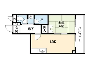 オーナーズマンション今川【4階】の間取り