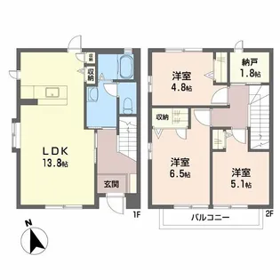 エクセレントの間取り