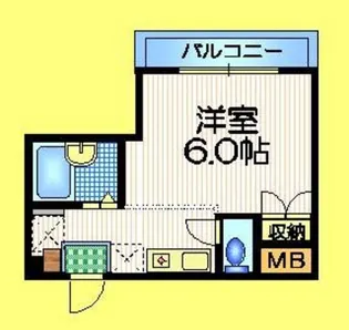 アーバンフレックス烏山【3階】の間取り