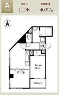 ディアネスト【3階】の間取り