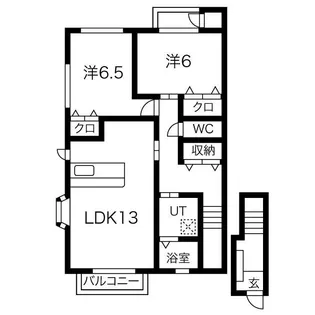 シュプールしのはらXII【2階】の間取り