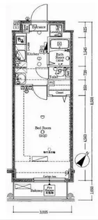 AXAS-AZEST王子【7階】の間取り