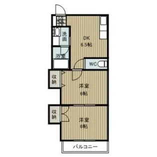コーポ大福【1階】の間取り
