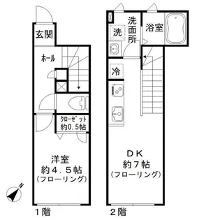 スズキレジデンス【1階】の間取り