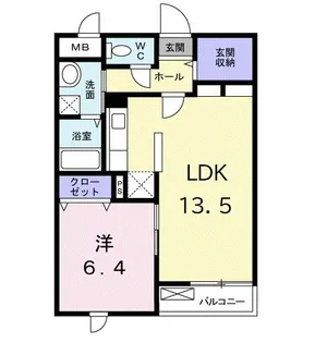 埼玉県川越市熊野町【マンション】の間取り
