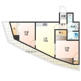 DAIKOマンション【10階】の間取り