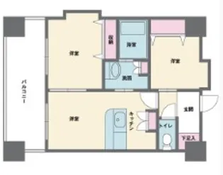 HF西新宿レジデンスWEST【11階】の間取り