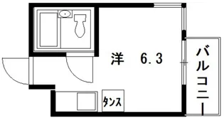 ベルエール牛田【2階】の間取り