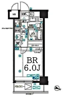 AELL横浜吉野町【5階】の間取り