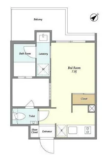 エルスタンザ代々木【2階】の間取り