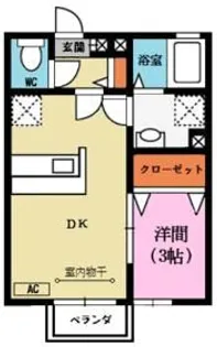 ブルーバウム【1階】の間取り