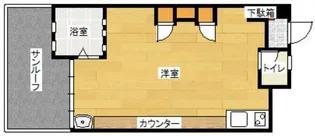 アミューゼ・エヴァ【1階】の間取り