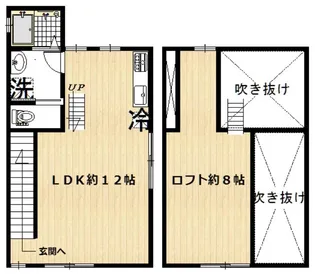 ラカーサ恵比寿【2階】の間取り