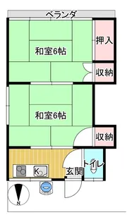 丸誠苑【2階】の間取り