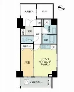 プレセダン板橋本町【2階】の間取り