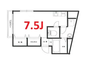 クレシア本牧【2階】の間取り