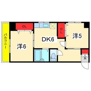第3ロイヤル礎【5階】の間取り