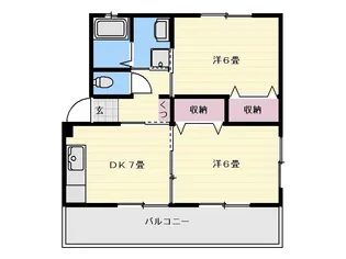 グレイス吉野【1階】の間取り