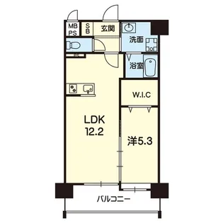 テクノパレス THE YUUKI【8階】の間取り