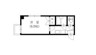 パラシオン高岡町【6階】の間取り