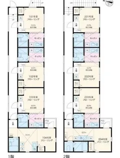 ロッソ池上【2階】の間取り