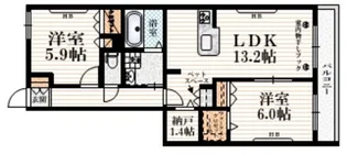 Arietta【2階】の間取り