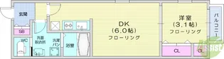 ルミナ旭ヶ丘【1階】の間取り